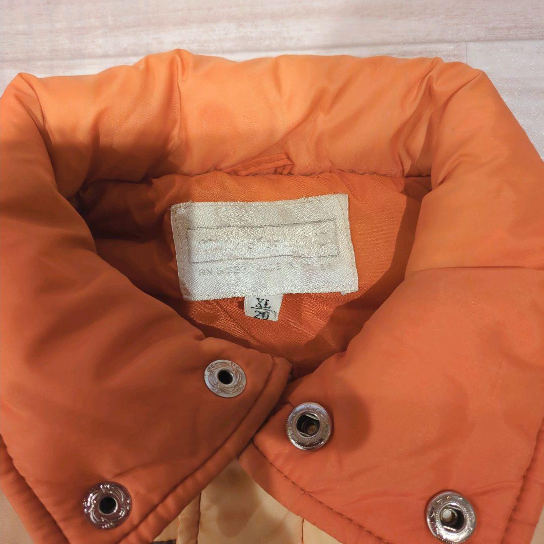 [Archive]90s 3tone Orange Down Vest