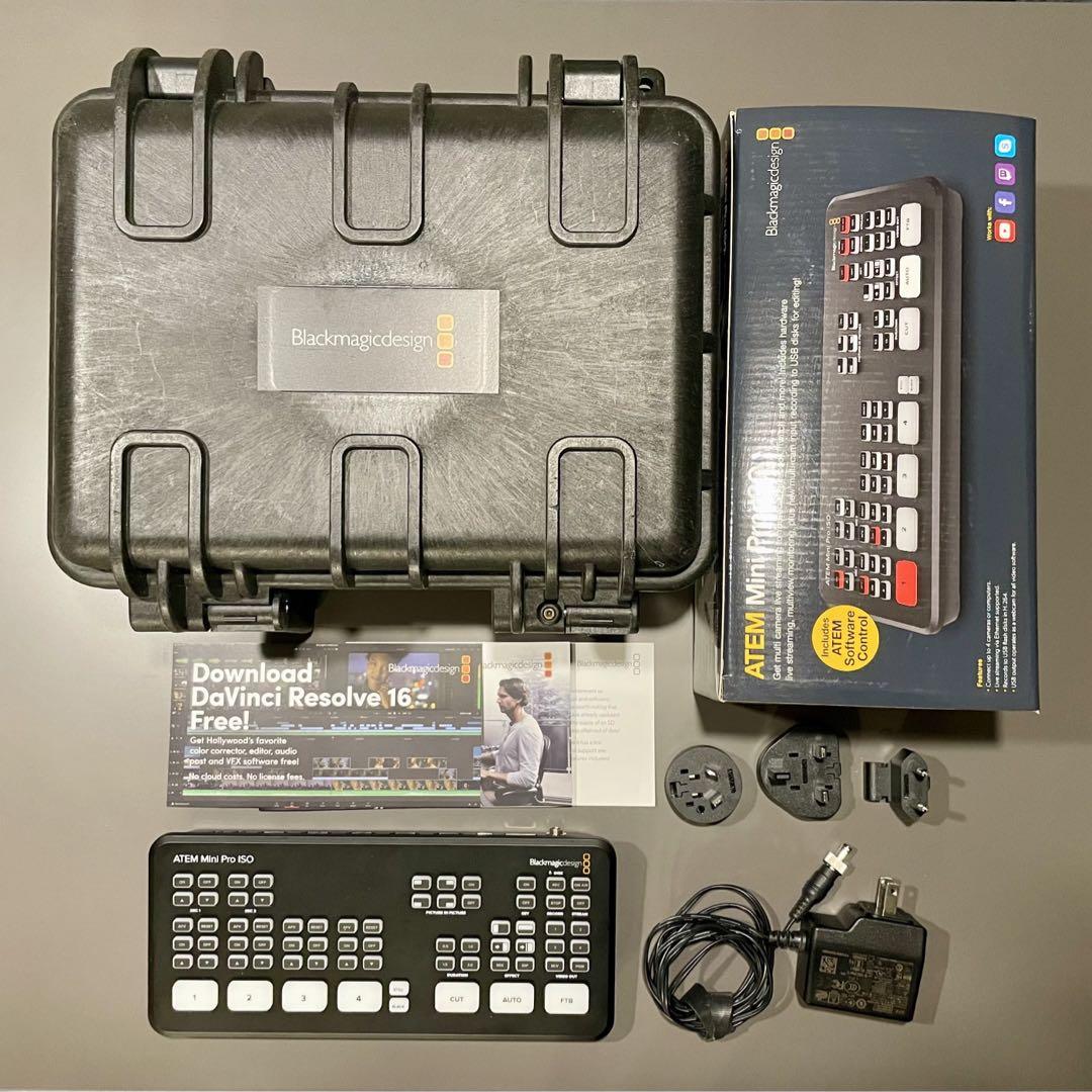 ATEM Mini Pro ISO + 専用ハードケース その他 ATEM Mini Pro ISO + 専用ハードケース その他