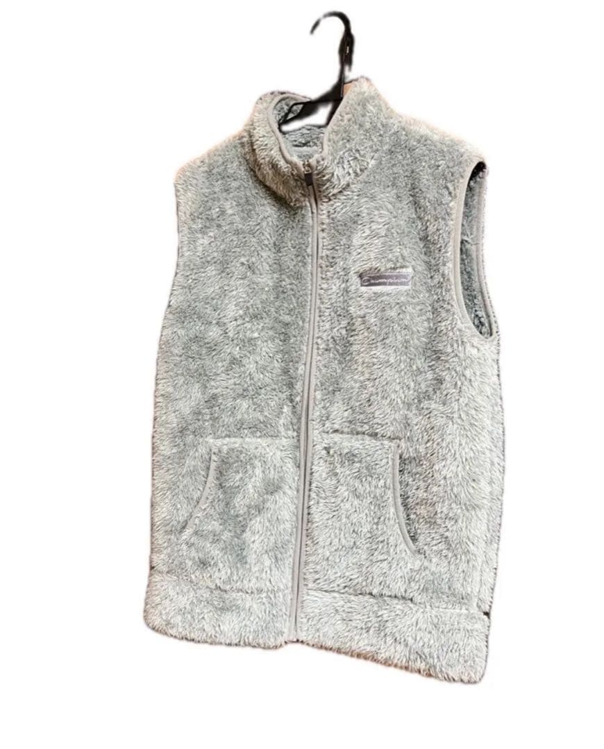 ［チャンピオン］フルジップベスト ボアフリース C3-L617メンズ Lサイズ