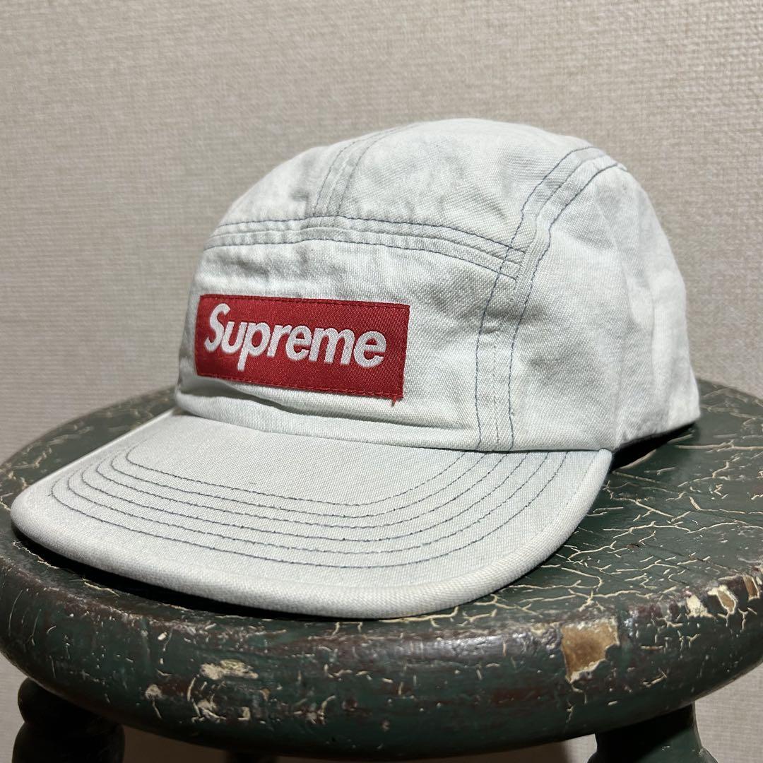 Supreme Side Zip Camp Cap Box Logo USA製