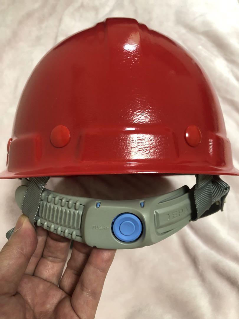 Carp公認WORK FITTER ヘルメット 赤