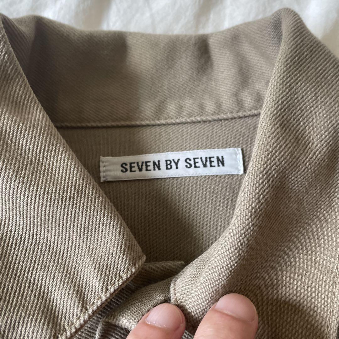 SEVEN BY SEVEN デニムジャケット　ベージュ