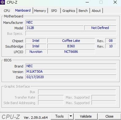 NEC Mate MJL36L Core i3 8100 8G HDD500 ②