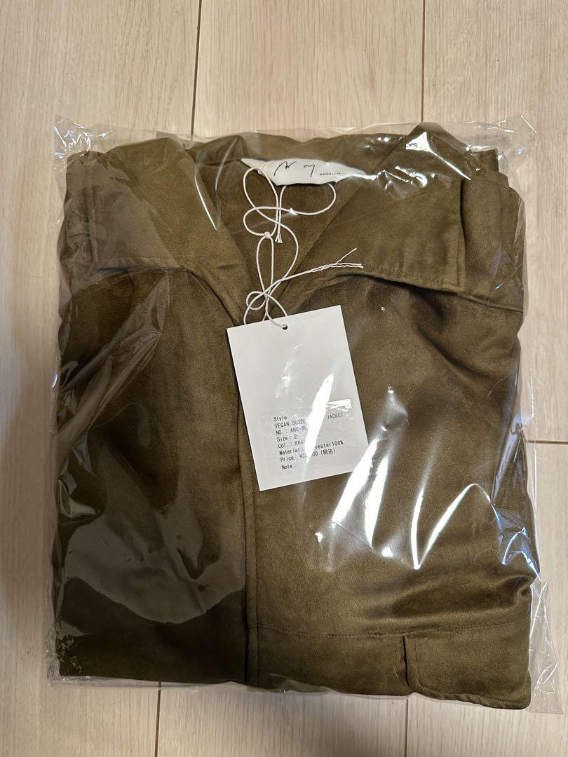 Ancellm 24aw VEGAN SUEDE SHIRT JACKET 画像2