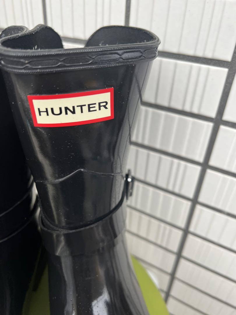 【レア＆美品】ハンターレインブーツ 【グロス】UK 7 【25.5〜26cm】
