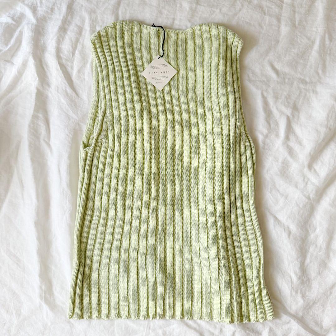 Baserange LOU LOU VEST コットンニット ベスト