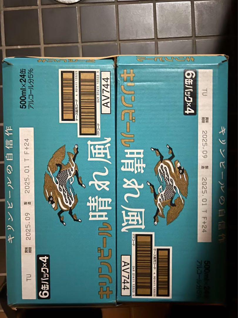 キリンビール 晴れ風 500ml×48本