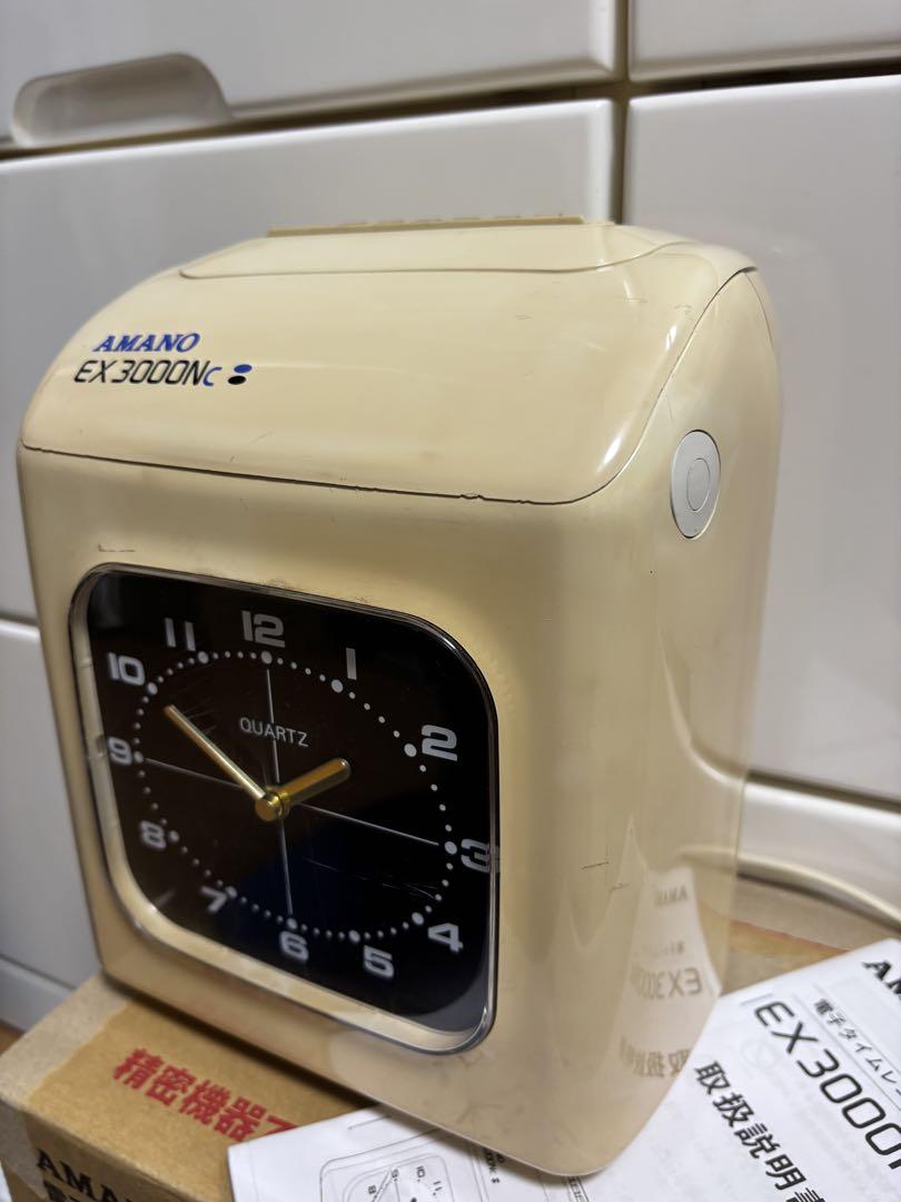 AMANO タイムレコーダー　EX3000Nc ６欄印字 取説付き