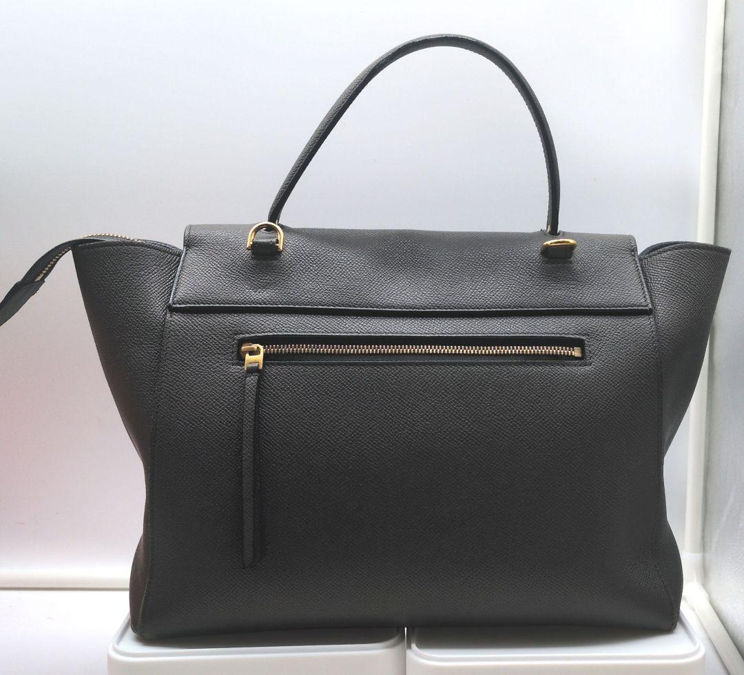 CELINE　セリーヌ 2way ナノ ベルトバッグ レザー グレー