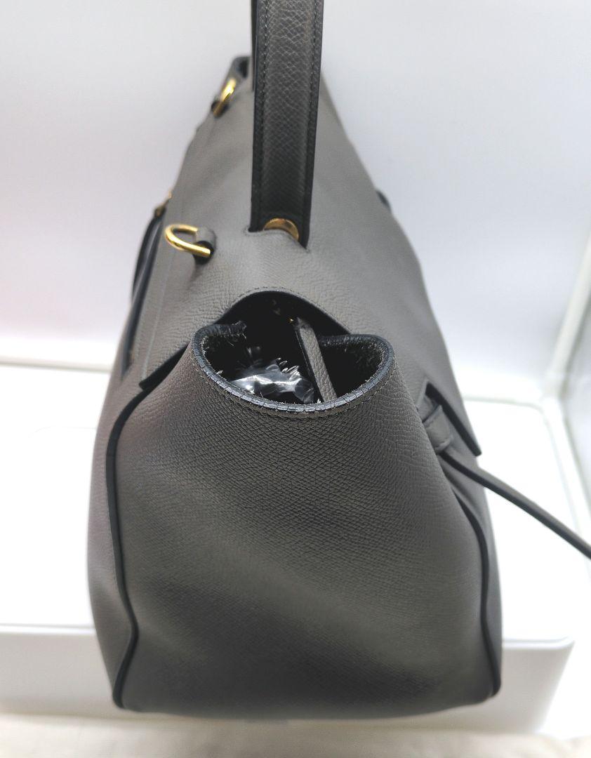CELINE　セリーヌ 2way ナノ ベルトバッグ レザー グレー