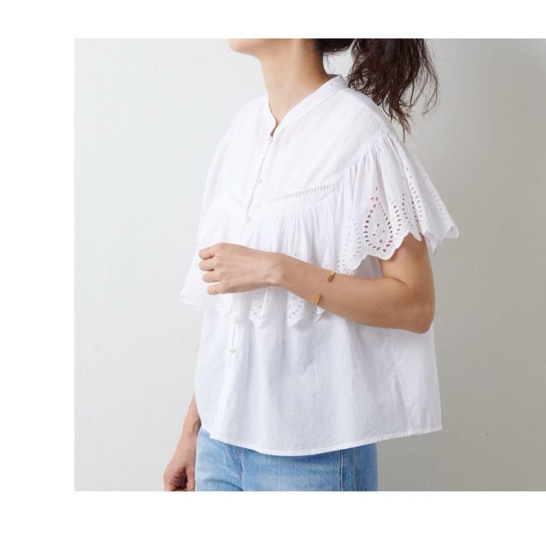 BEARDSLEY ビアズリー ギャザーレースブラウス BEARDSLEY ビアズリー ギャザーレースブラウス