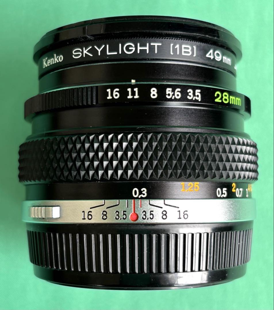 ☆美品☆OLYMPUS 広角レンズ 28mm - メルカリ