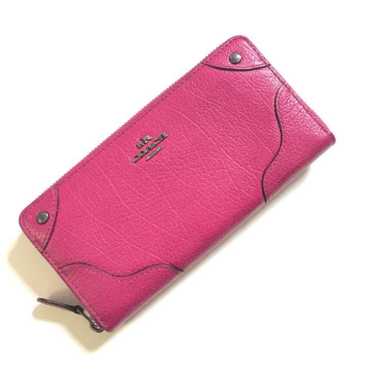 新品COACH　長財布　ロングウォレット　ブラック　＆　レッド　レザー 公式】COACH – コーチ 長財布 レディース