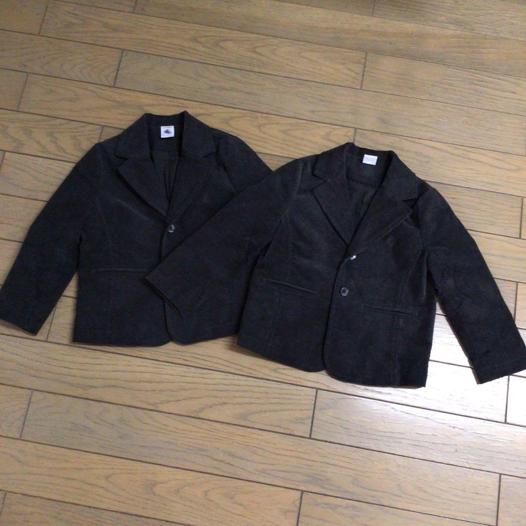 プチバトー　コーデュロイ　ジャケット　95 2枚　セット　双子ちゃん❗️