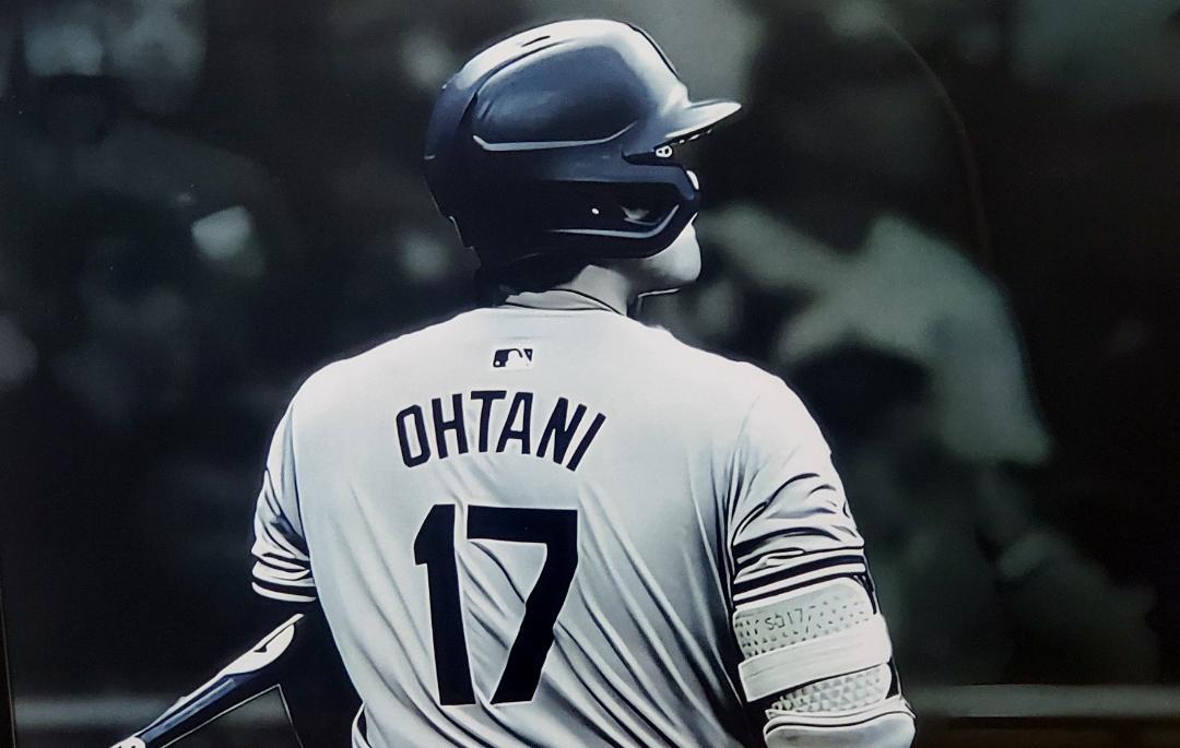 祝ドジャース大谷翔平 2024年MVP獲得！A3サイズポスターフレーム