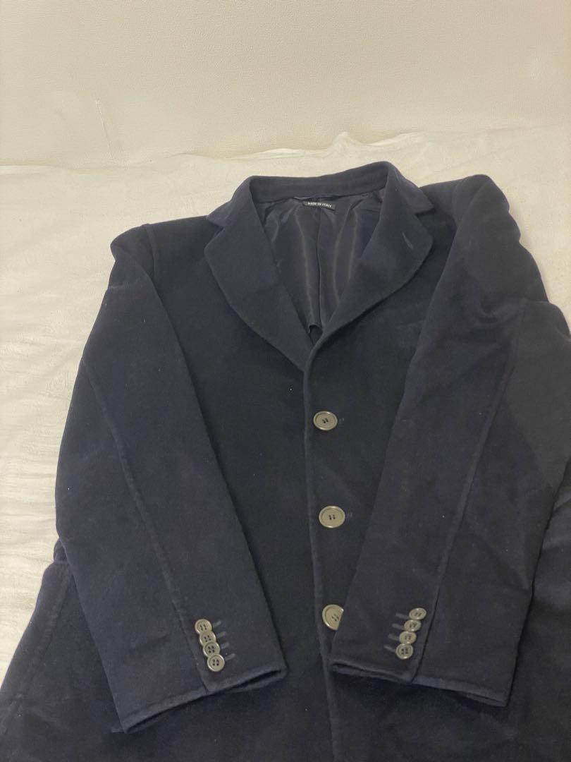 カシミア100%⭐︎ARMANI⭐︎黒チェスターコート