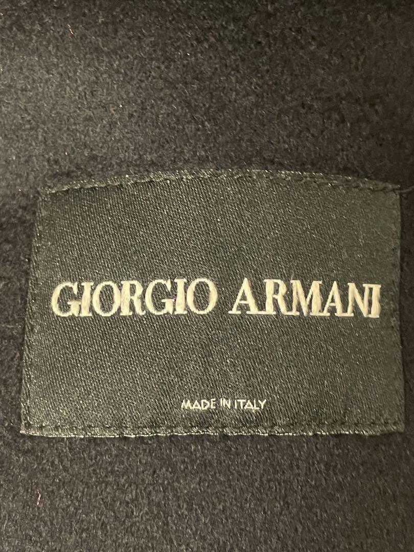 カシミア100%⭐︎ARMANI⭐︎黒チェスターコート