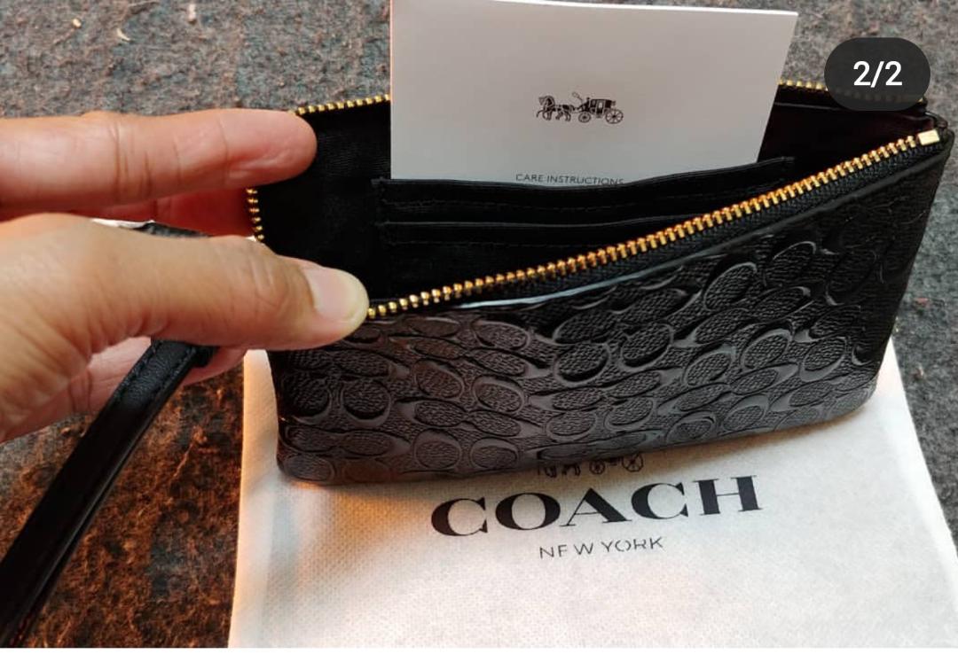 国産定番 COACH シグネチャーレザーコーナージップ sSjC8-m71643604524 特価高品質