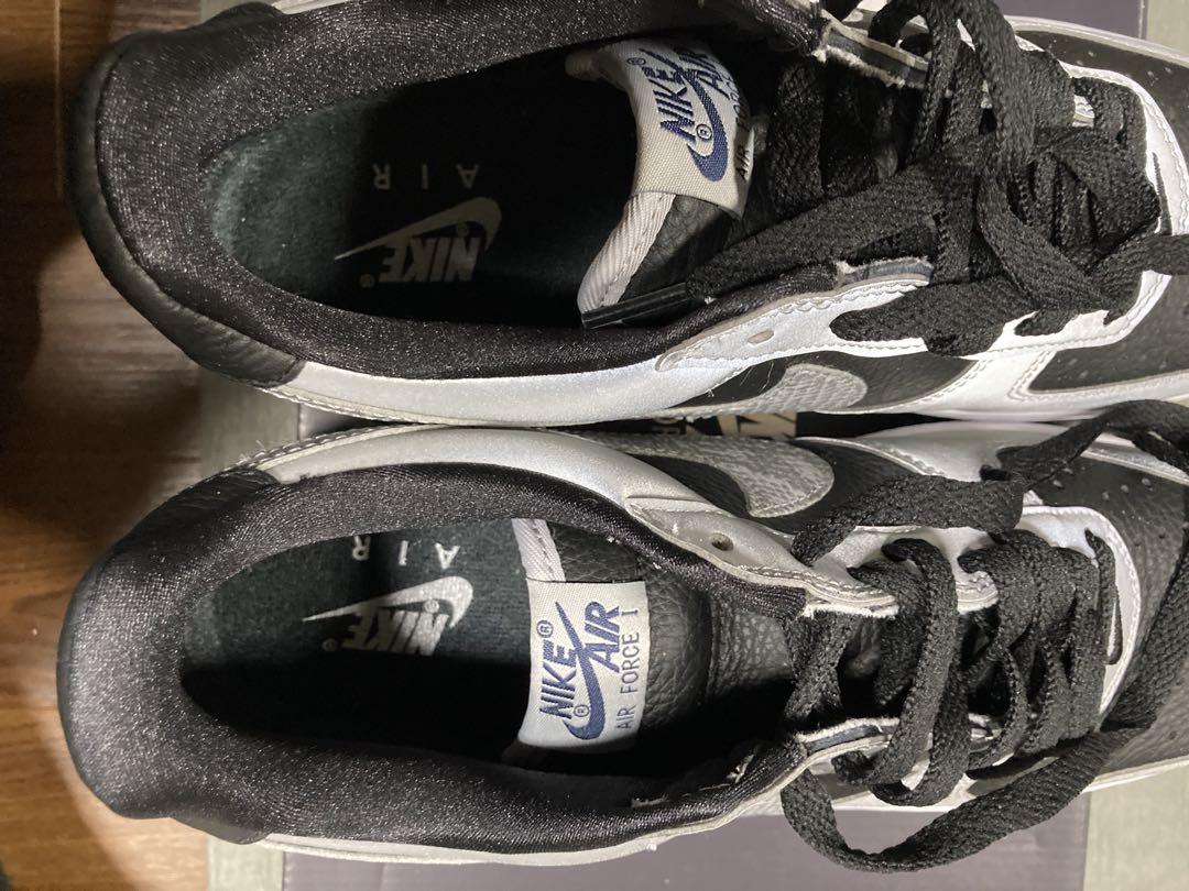 Nike エアフォース1 Low シルバースネーク 蛇柄 黒蛇