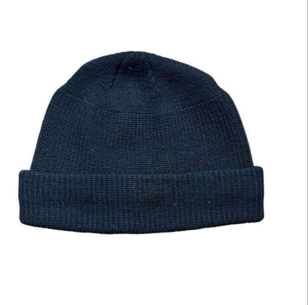 70s USN Watch cap ワッチキャップ ビーニー ビンテージ 黒 70s USN Watch cap ワッチキャップ ビーニー ビンテージ 黒