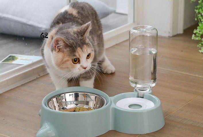 犬と猫と二杯の自動飲用水と、犬と猫の水差しを防ぐためのペット用品62良い物
