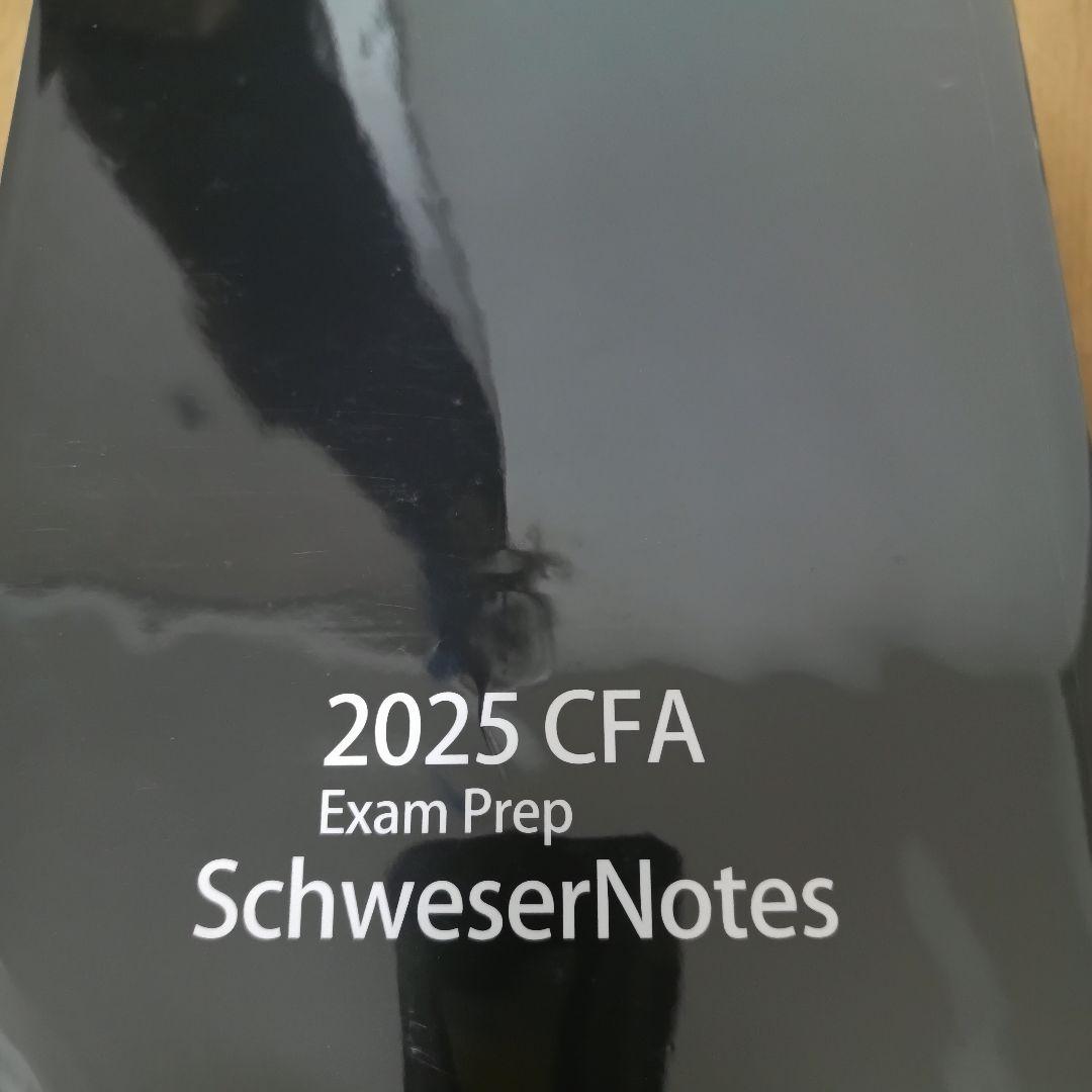 新品未開封5冊セット2025CFA Level2 SchweserNotes 新品未開封5冊セット2025CFA Level2 SchweserNotes