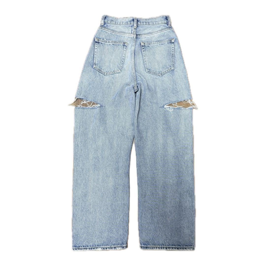 【極美品】MOUSSY マウジー サイドスリットデニム