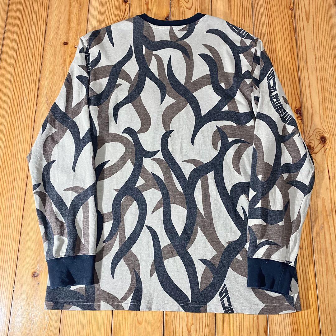 Supreme Pocket Tee Tan Tribal Camo ロンT L
