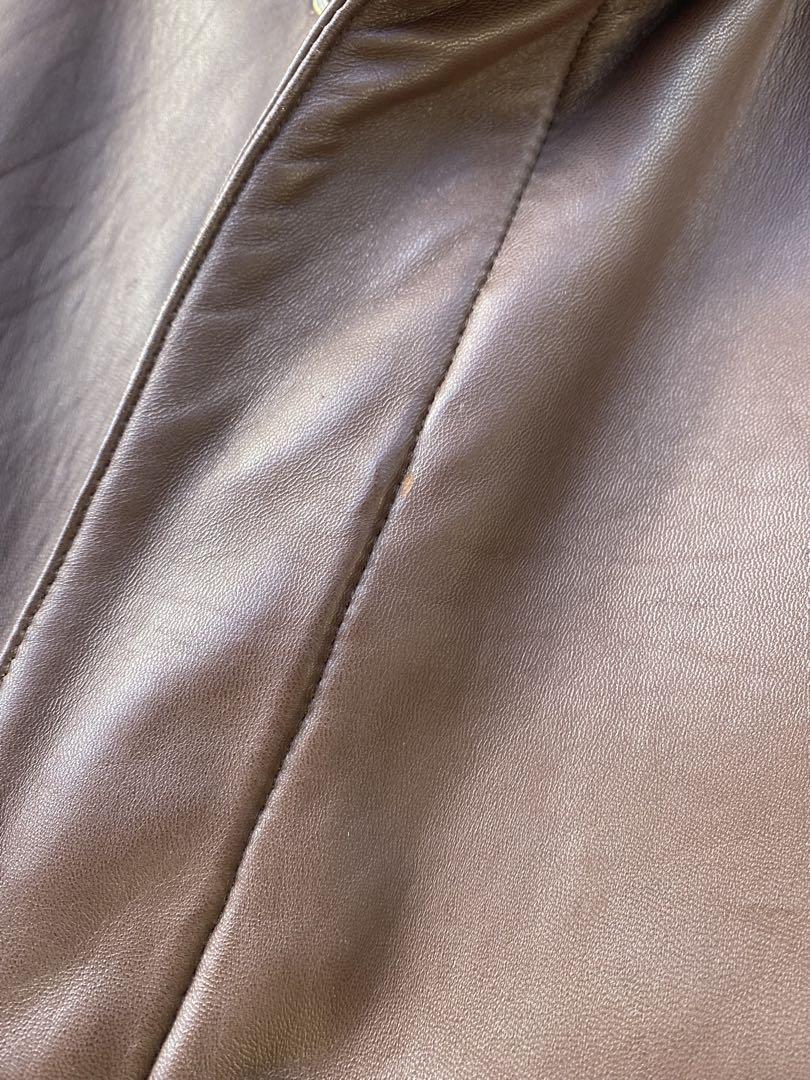 80's Eddie Bauer レザーダウンジャケット