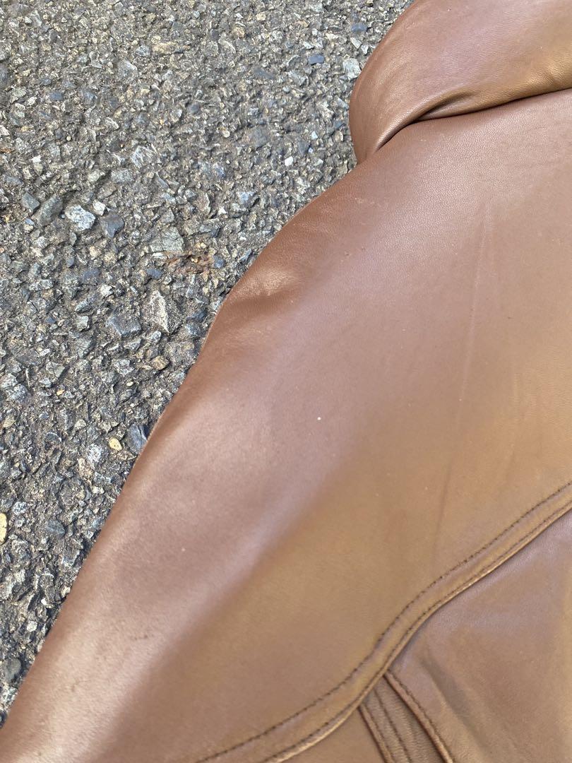 80's Eddie Bauer レザーダウンジャケット