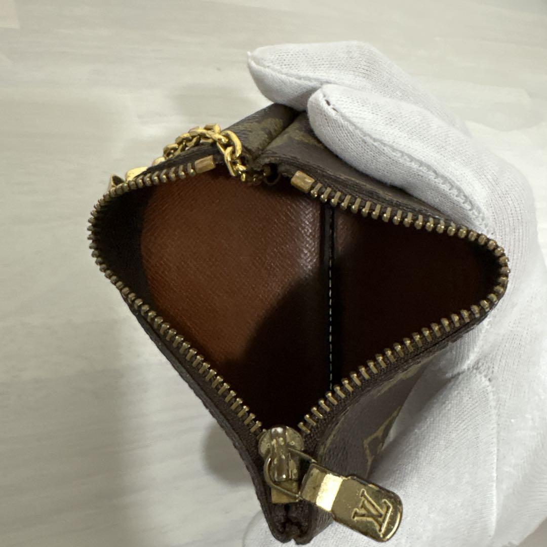 Louis Vuitton ポシェットクレ モノグラム 小銭入れ コインケース