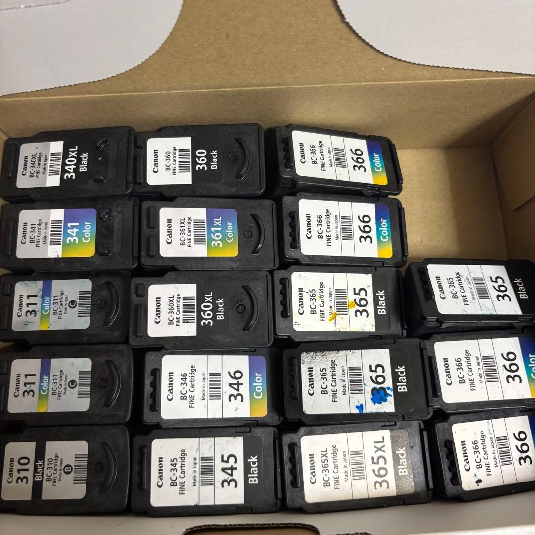 キヤノン 純正のみ 空インク BC-310 311 340 345 その他全体的に状態が悪い