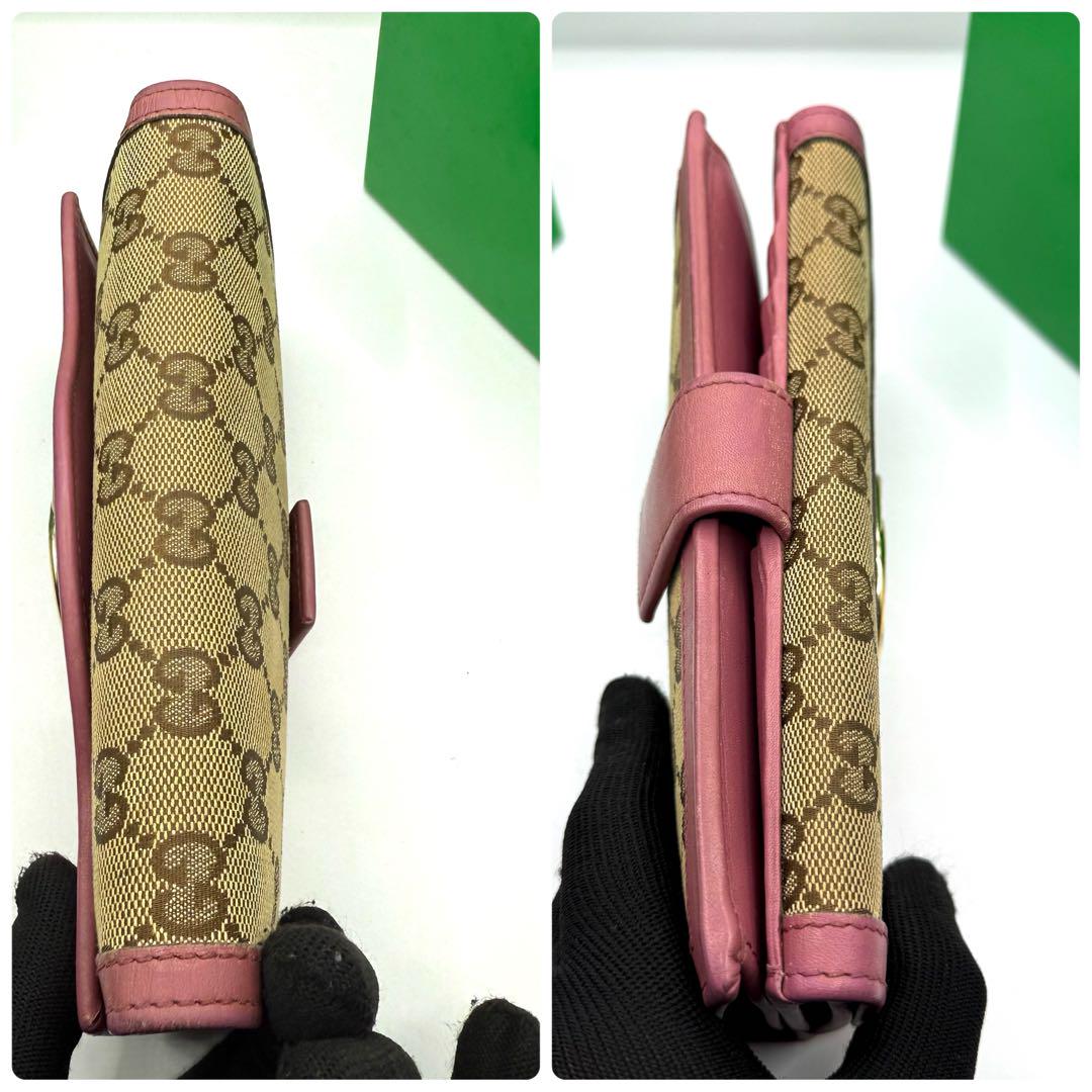 【極美品✨】グッチ 長財布 インターロッキング GGキャンバス ヴィンテージ