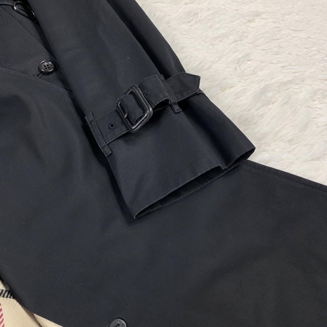 極美品　バーバリーロンドン　トレンチコート　ロング丈　チェック　ベルト　ライナー
