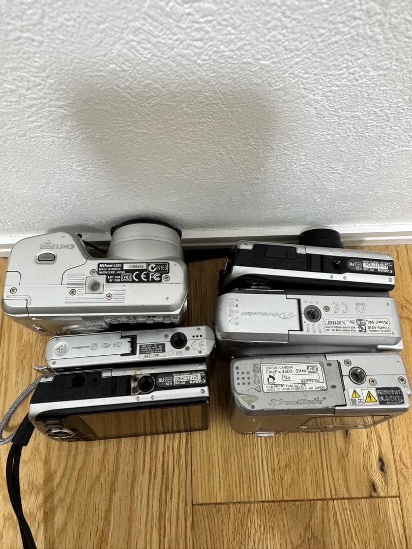 デジカメ まとめ売り6個 動作未確認 ジャンク品 デジカメ まとめ売り6個 動作未確認 ジャンク品