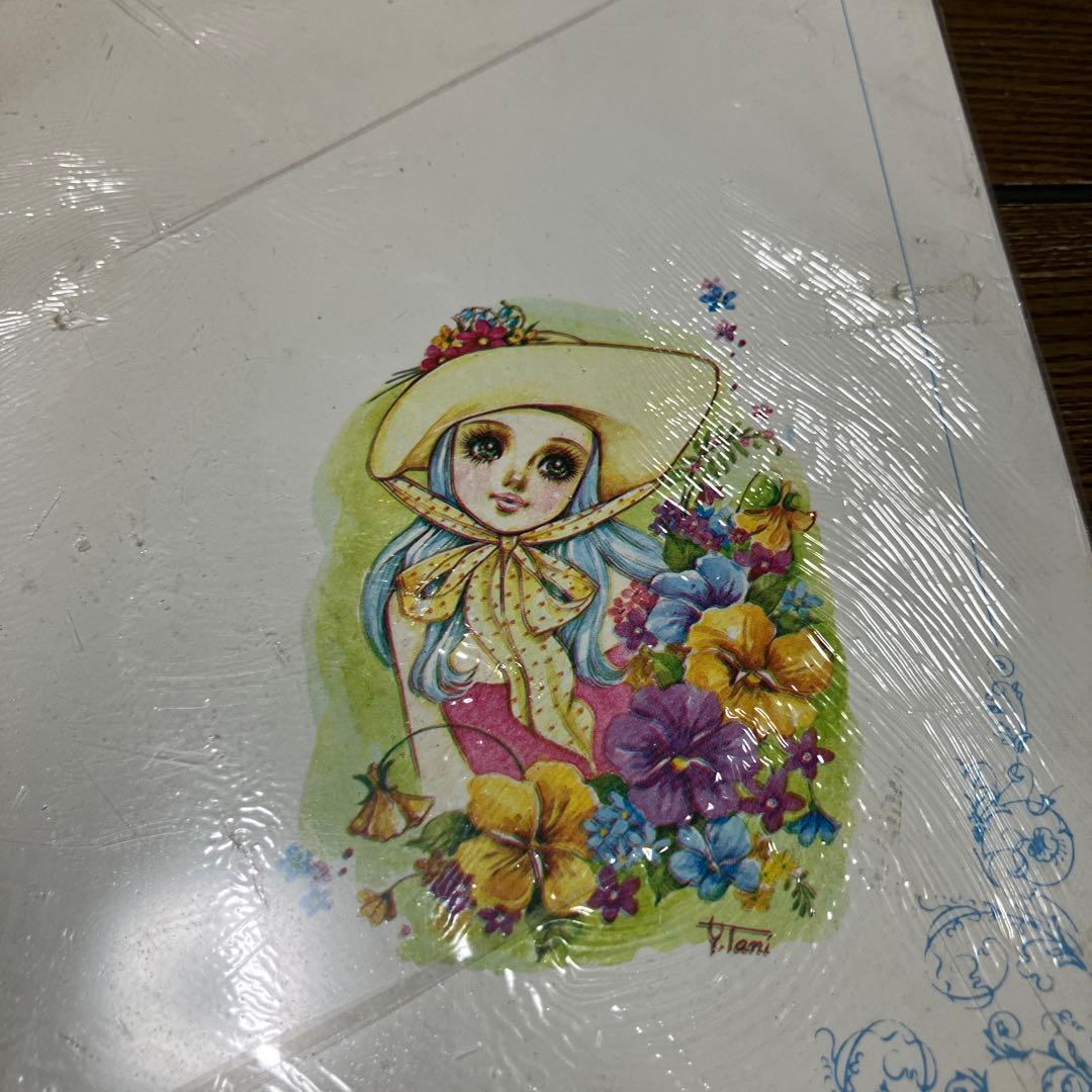 最終セール　昭和レトロ　谷ゆきこ下敷き