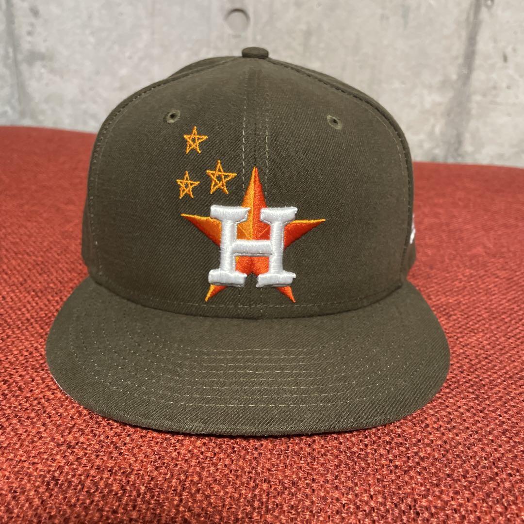 ヒューストン・アストロズ 59FIFTY キャップ travis scott TRAVIS SCOTT X HOUSTON ASTROS NAVY 59FIFTY FITTED 7 Brand