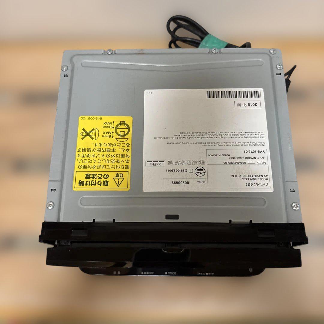 KENWOOD カーナビTV MDV-L505 2018年製★良品★