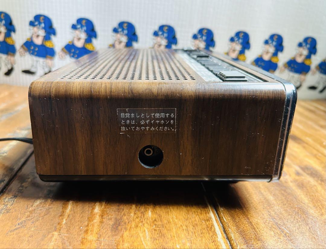 80' National Panasonic デジタルRC100ラジオ時計