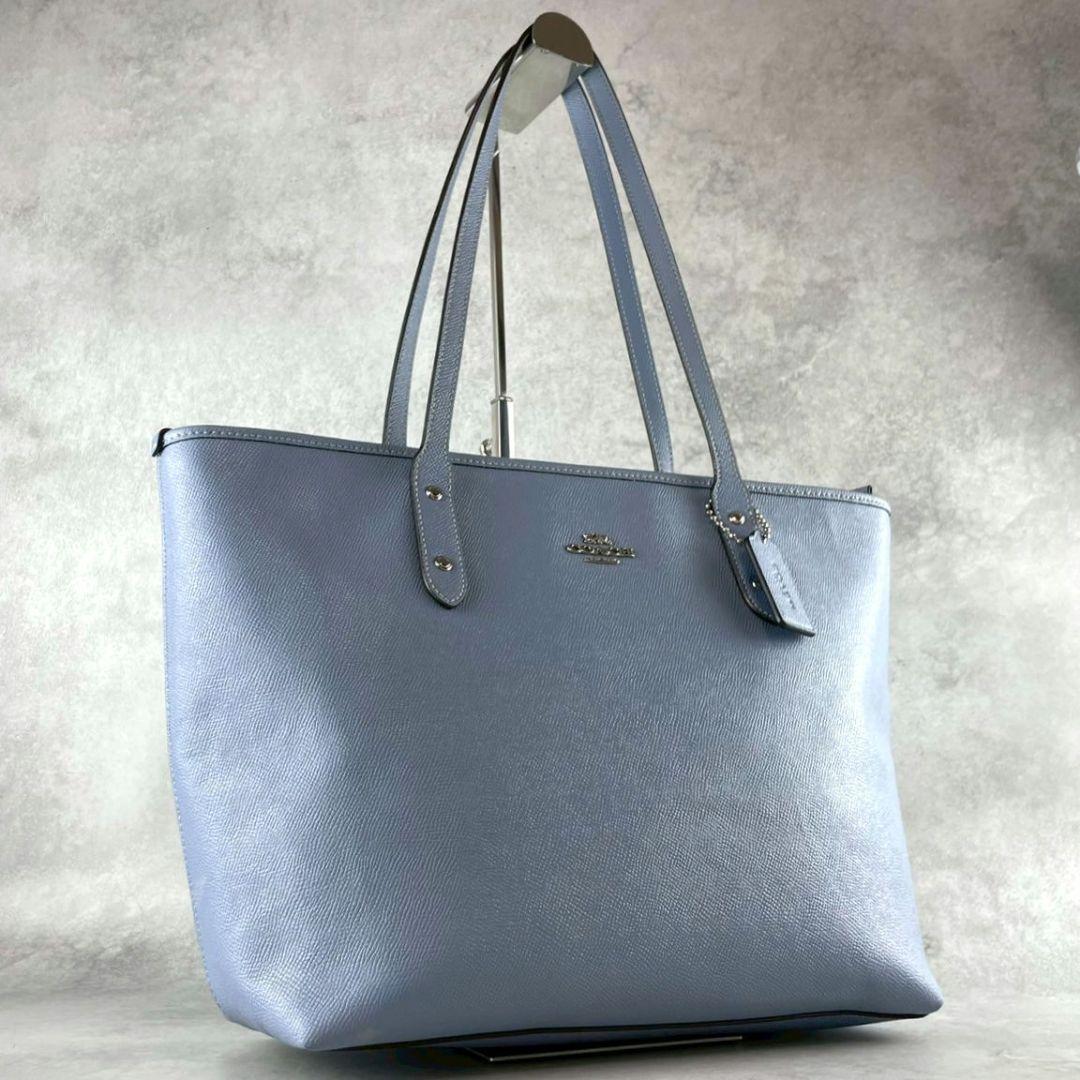 極美品 COACH コーチ トートバッグ 肩掛け可 オールレザー 本革 A4 美品 コーチ シティ トートバッグ ビジネス A4可 レザー 肩掛け