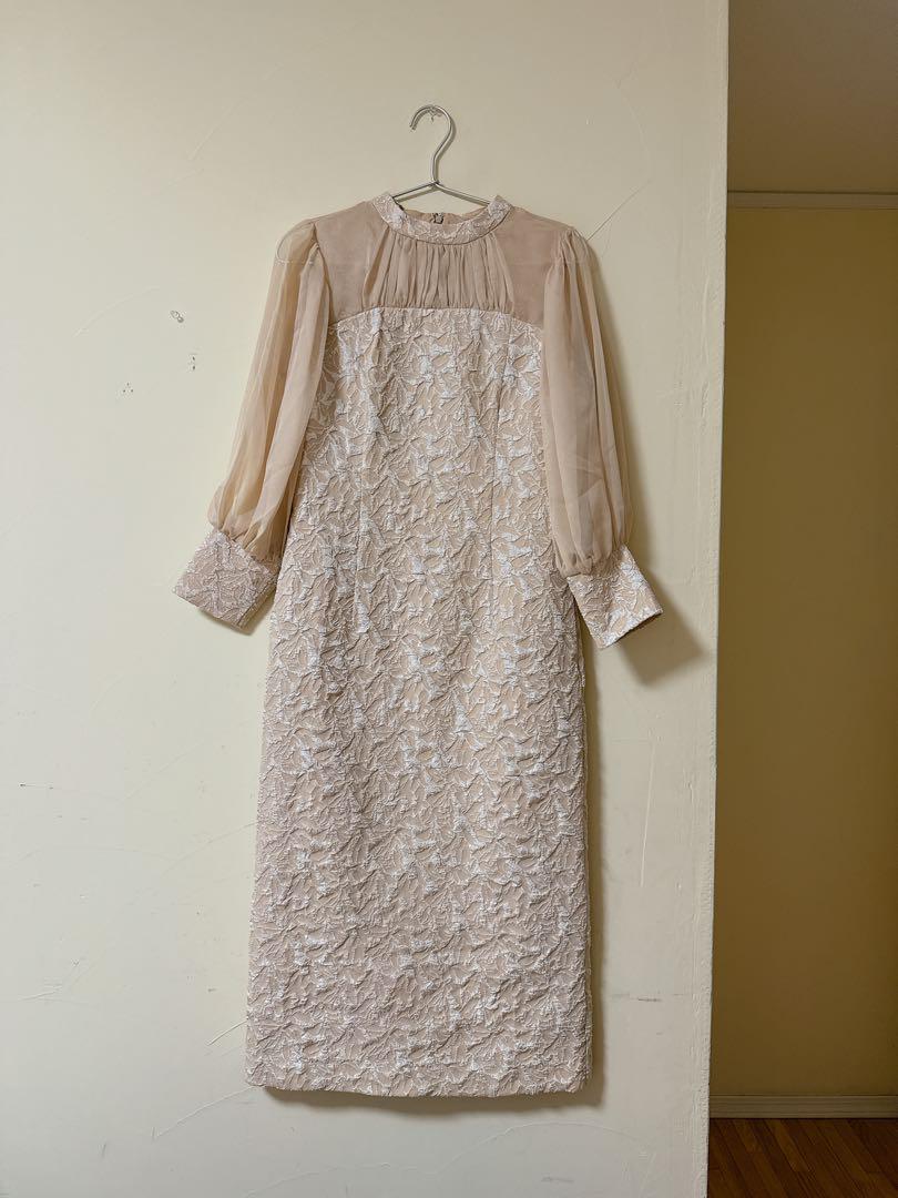 niana ジャガードIラインロングパーティードレス ¥18,700