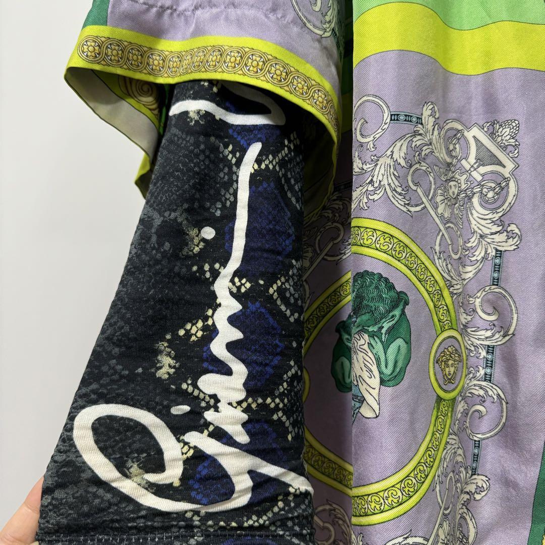 Versace バロック メデューサ パイソン柄 マルチカラー 38サイズ