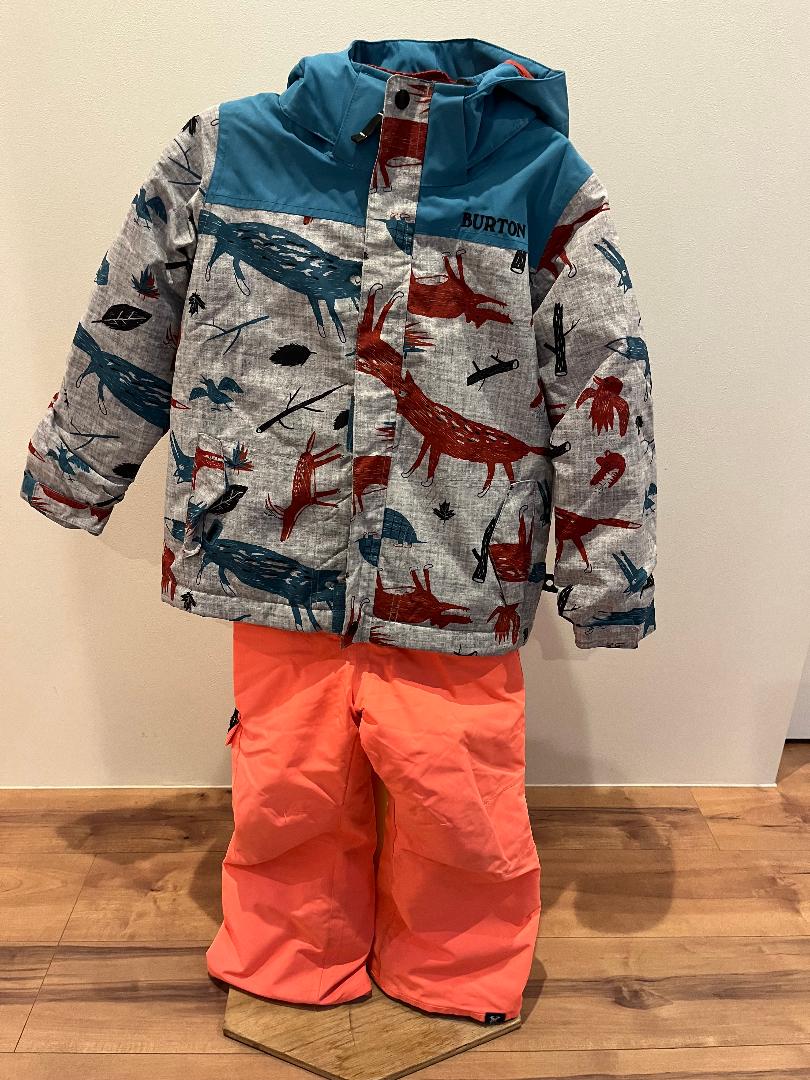 バートン ＆ ロキシー キッズ スノボードウエアセット 5T