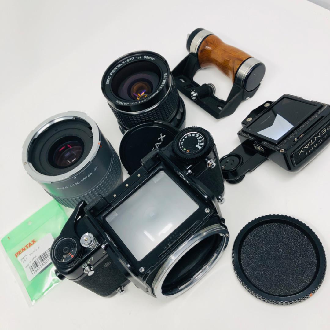 PENTAX ペンタックス 67 TTL 後期 50mm F4 ウッドグリップ