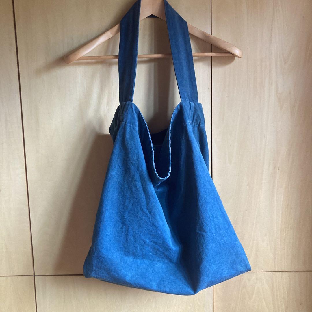 【公式】 草木染め kitta 琉球藍染 メルカリ - ショルダーバック 帆布 福木 小物