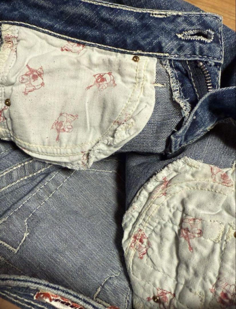 io TRUE RELIGION フレアデニム スワロフスキー 26 - メルカリ