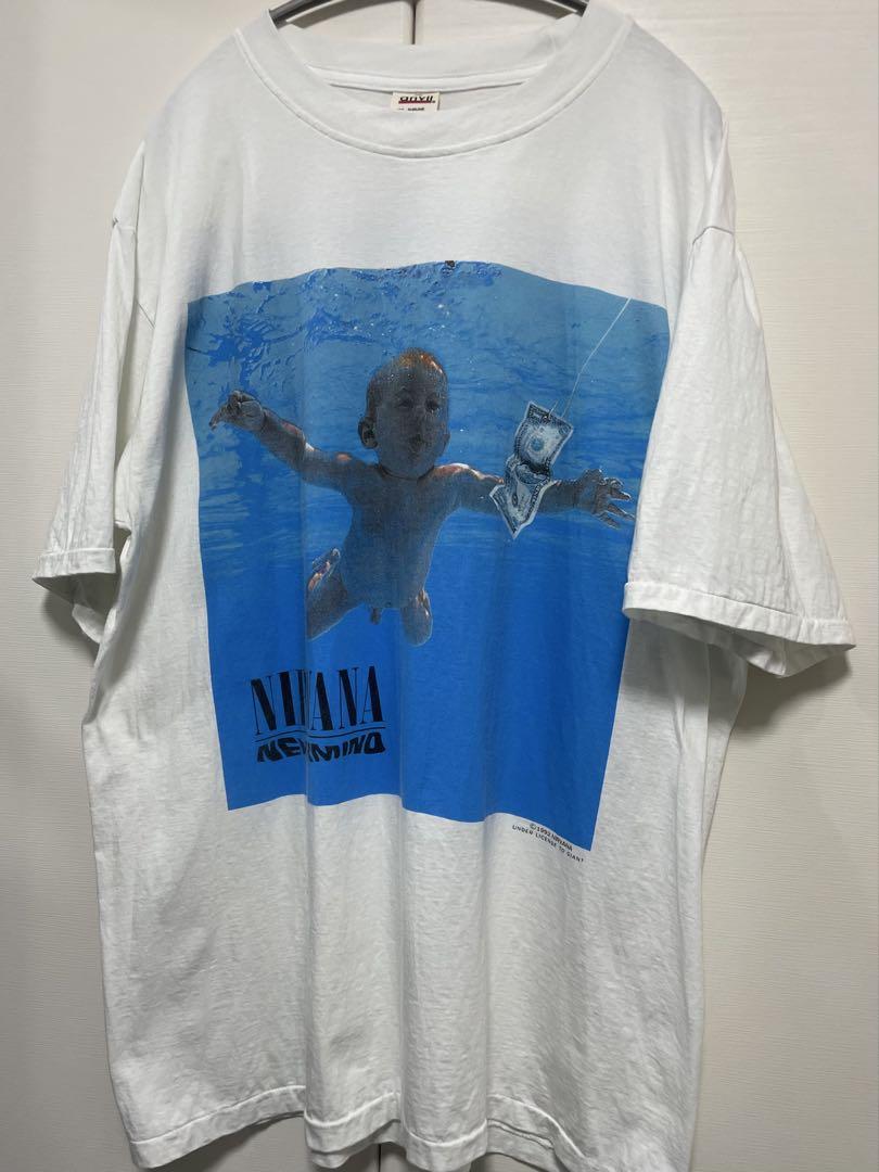 ニルヴァーナtシャツ肩幅56身幅59.5着丈75