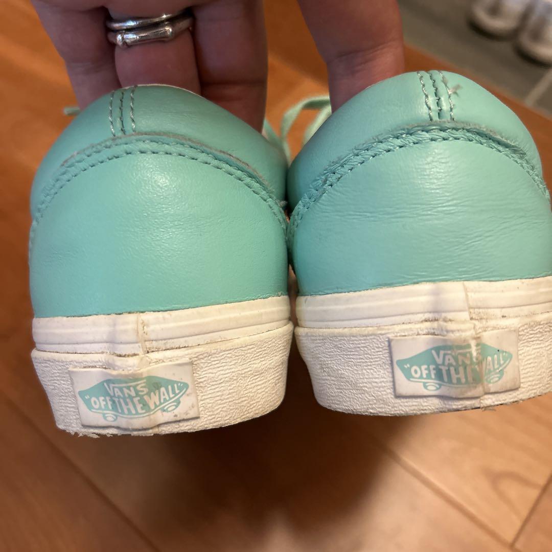 レアモデル VANS オールドスクール ティファニーブルー レザー