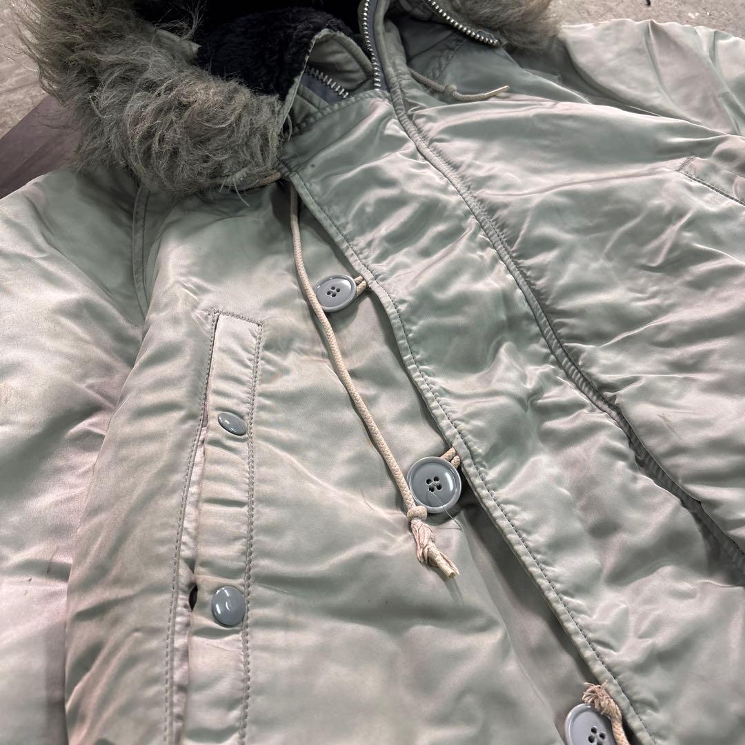 7W3 ALPHA N3-B USA製 90’s ジャケット グレー 古着 7W3 ALPHA N3-B USA製 90’s ジャケット グレー 古着