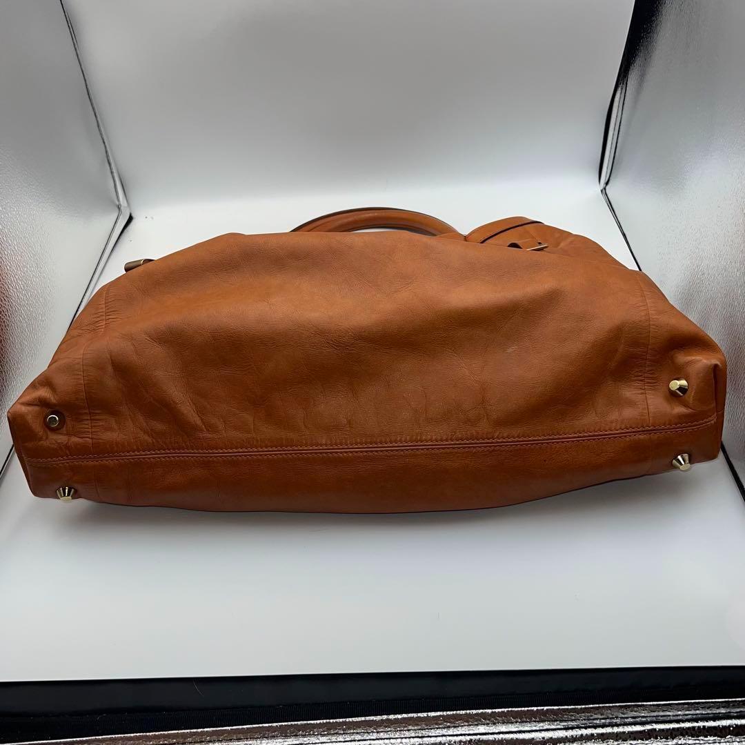 美品】Chloe クロエ ヴィクトリア ハンドバッグ レザー ブラウン